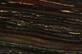Polished Tiger Iron Stromatolite - Billion Years #129261-1